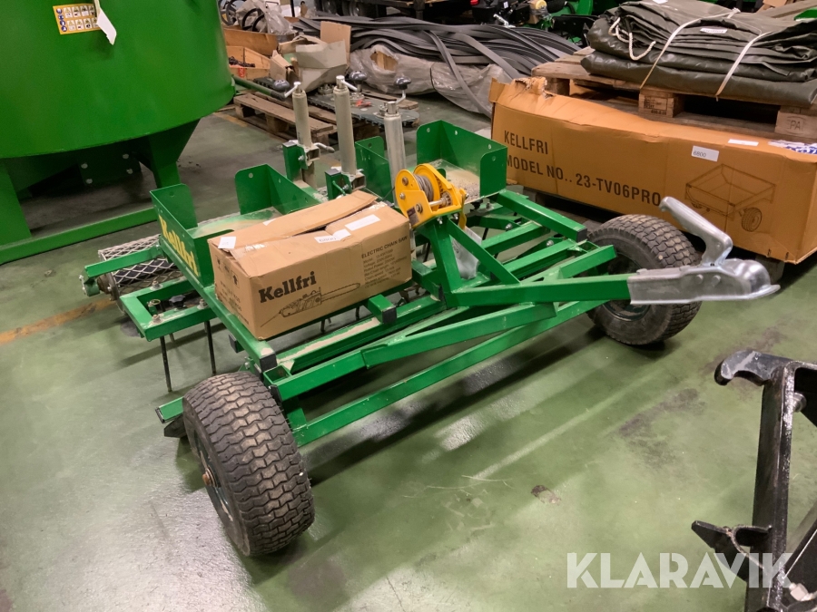 Ridbaneharv och eldriven motorsåg Kellfri