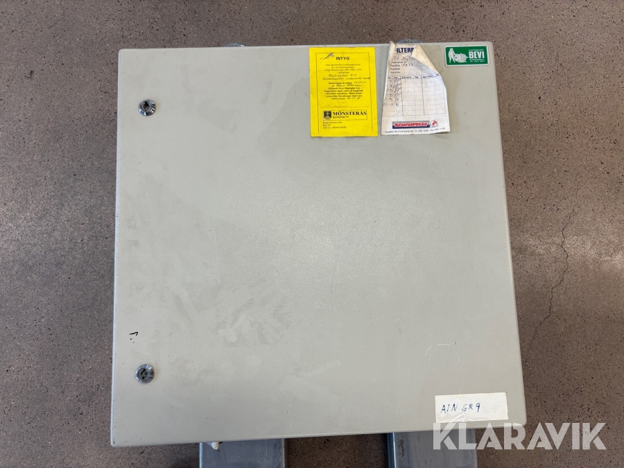 Elskåp för ventilation/värme Bevi