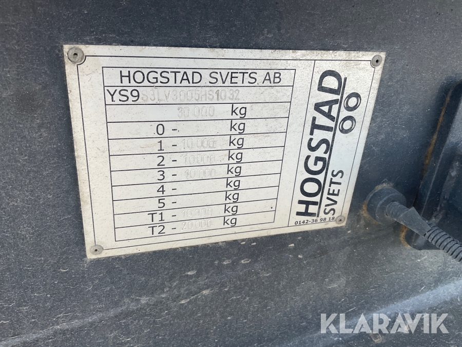 Släp Hogstad Svets S3-LV-30