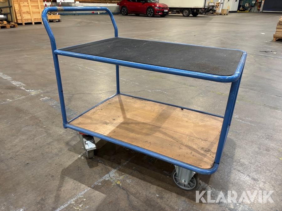 Rullvagn Fetra 2602 låsbara hjul Maxlast 400kg