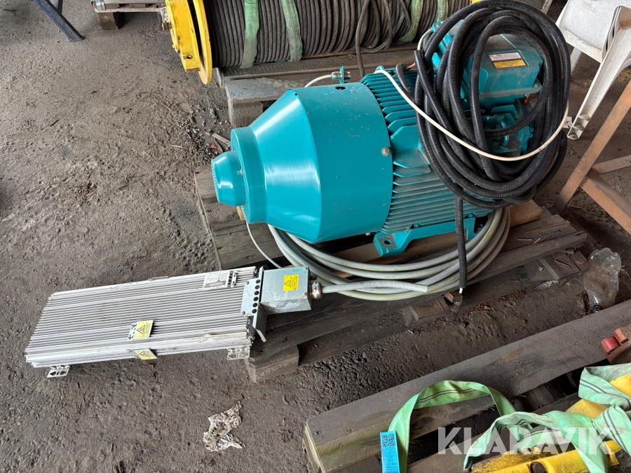 Lyftmotor Brook med motstånd och frekvensomriktare