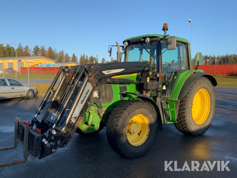 Traktor John Deere 6230 Premium lastare & vikplog