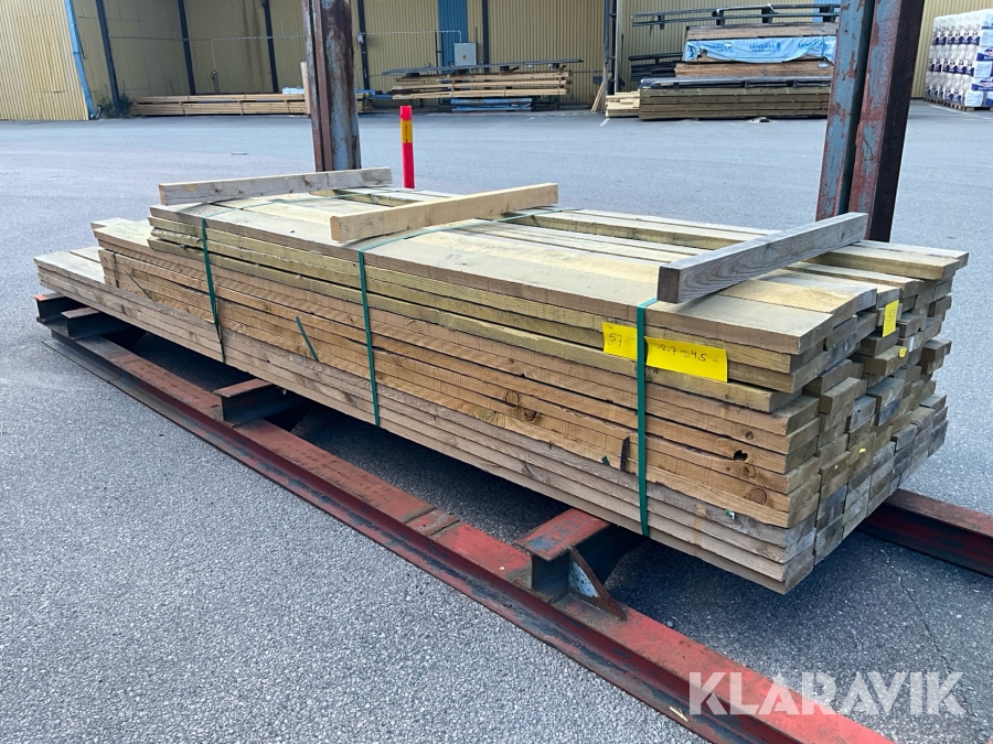 Virkespaket tryckimpregnerat 38x150