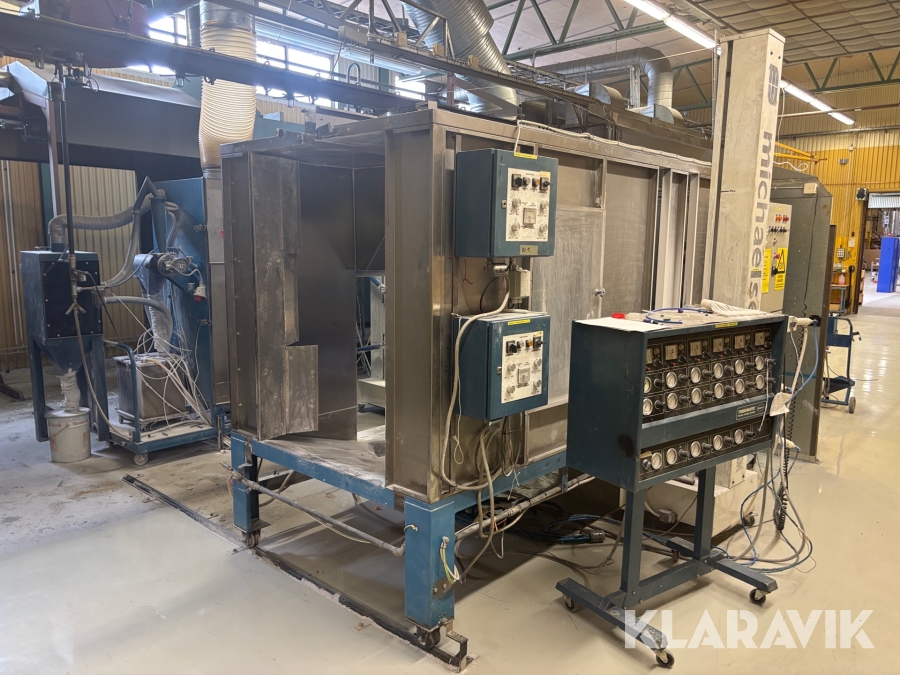 Pulverlackeringsbox Nordson Tribomatic