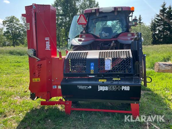 Vedmaskin med med stockbord Japa 365+PRO TR PTO drift