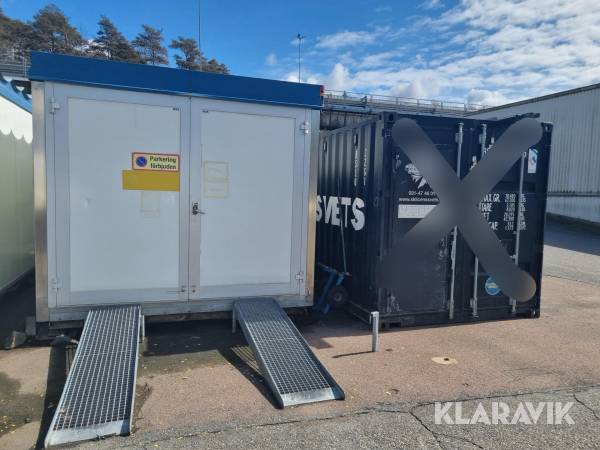 Kylcontainer Box Modul med ramper