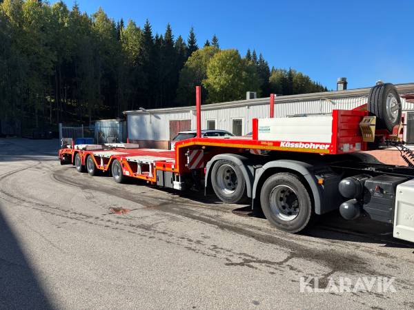 Maskintrailer Kässbohrer Lowbed LB3E