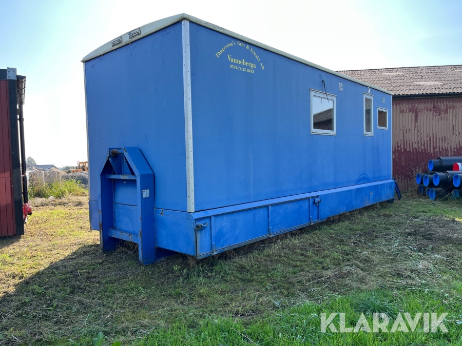 Bod på växlarram Lycksele-Vagnen BVPTD 7000 med rörförråd undertill