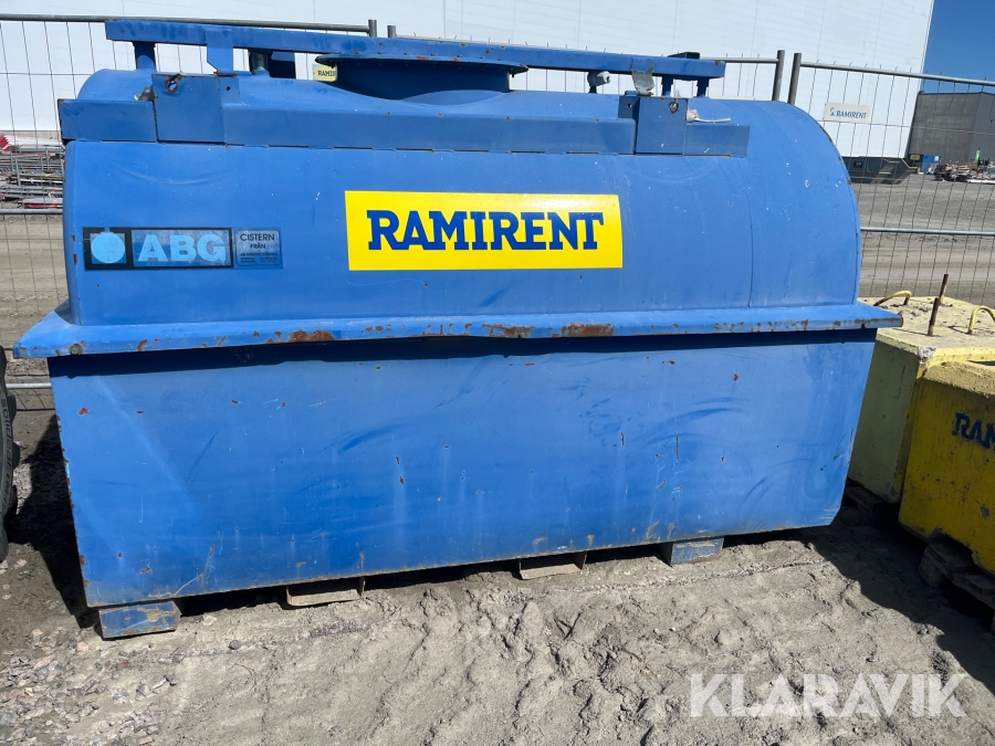 Bränsletank med pump ABG T3-5LS miljölåda