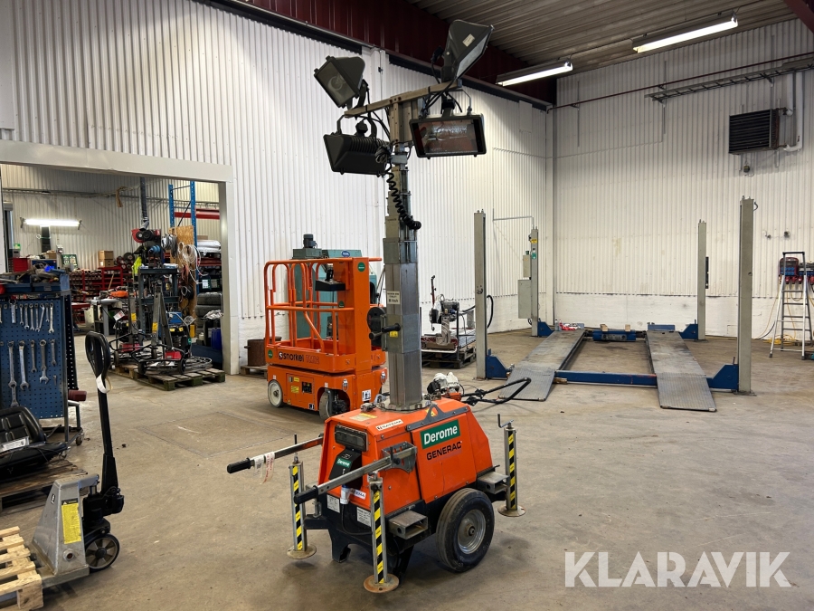 Belysningsmast Generac Tower light 7 m
