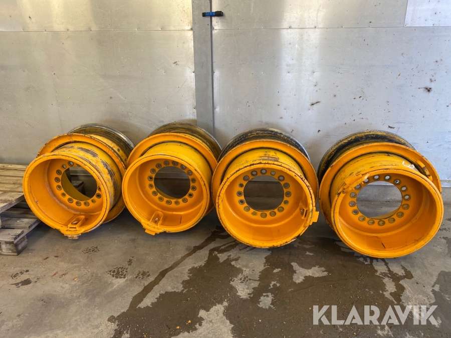 Bredfälg Entreprenadmaskin 4 st