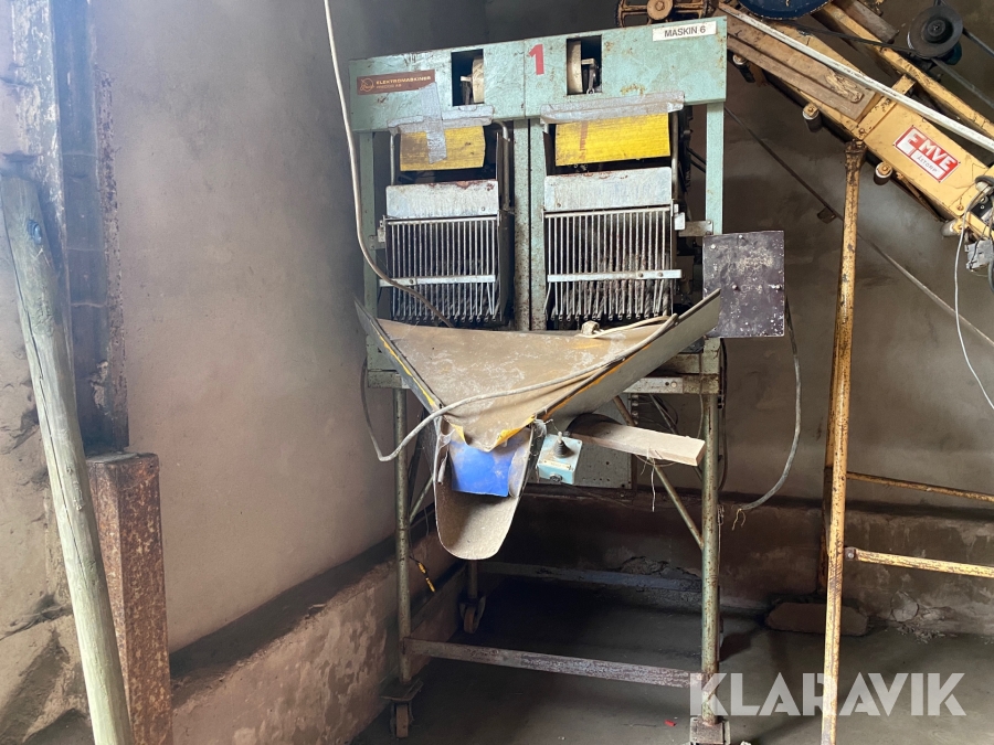 Vågautomat/packmaskin Elektromaskiner för potatis