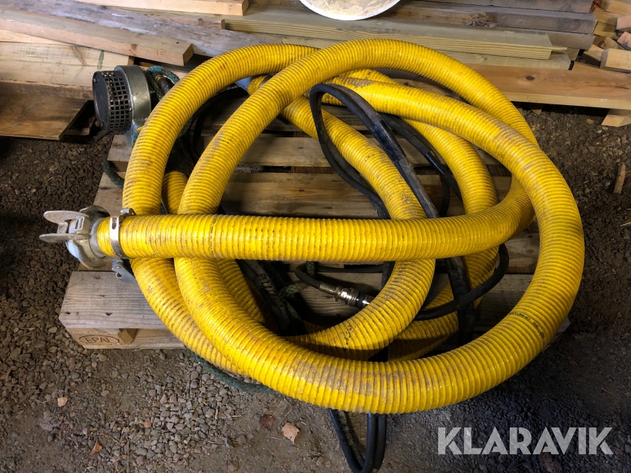 Hydrauldriven gödselslang