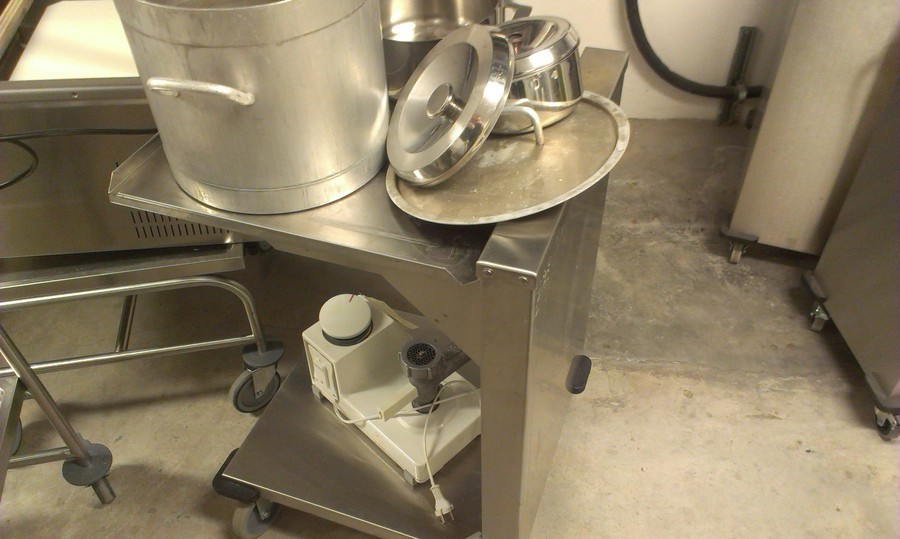 Avlastningsvagn höj- & sänkbar köksutrustning storhushåll