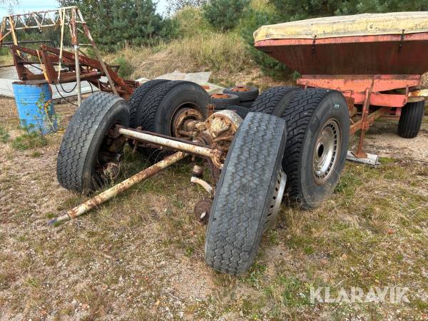 Fram och bakaxel Volvo buss