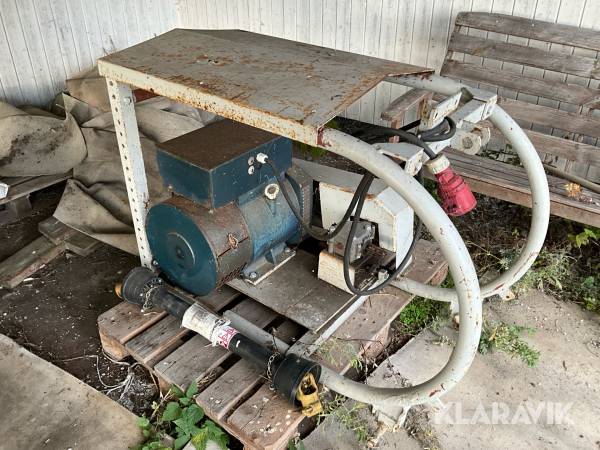 Traktordrivet elverk Shanghai Top Motor 8kW