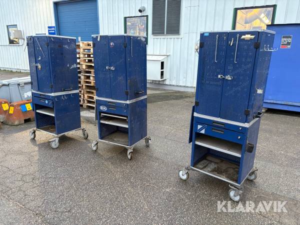 Verktygsskåp Indeco 3st