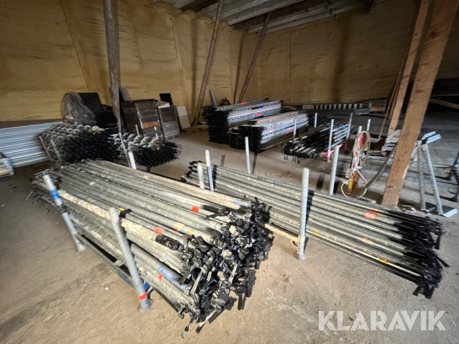 Byggställning Layher stort parti