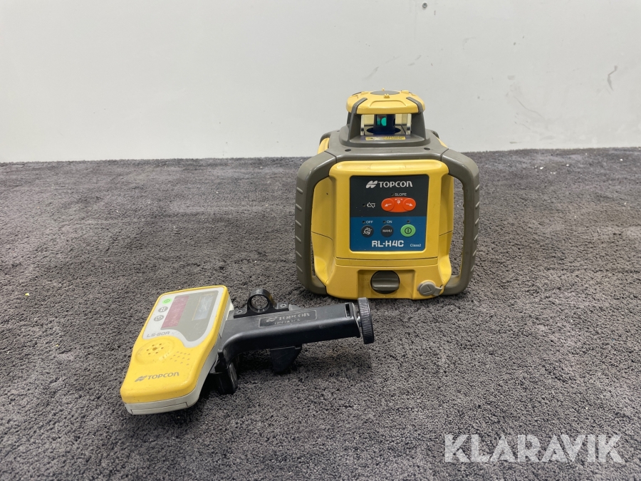 Planlaser & lasermottagare Topcon RL-H4C, LS 80A
