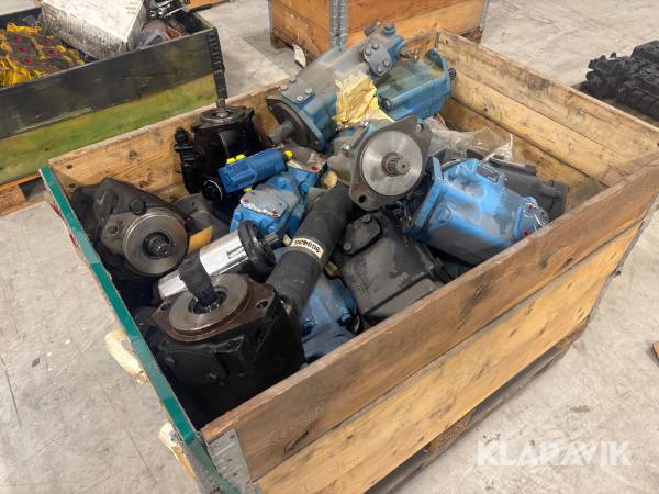 Blandpall med hydraulpumpar ca 25st