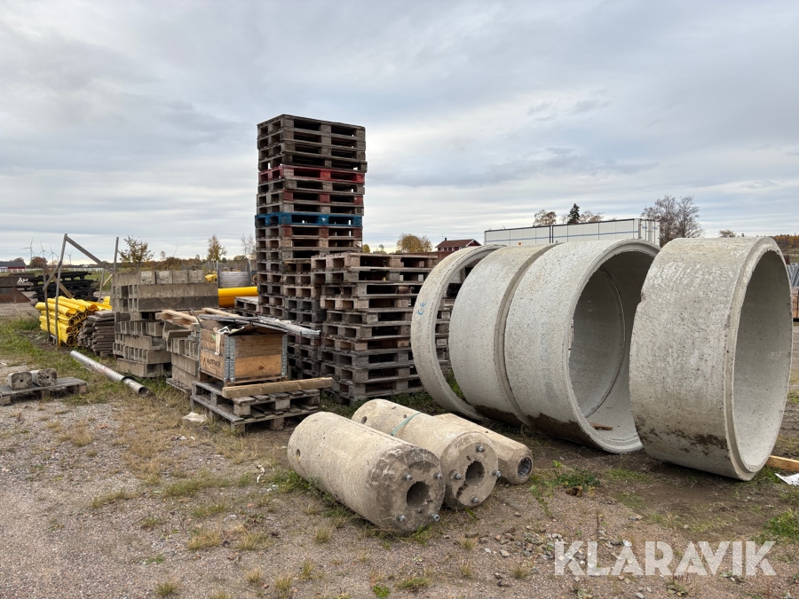 Diverse Entreprenadmaterial