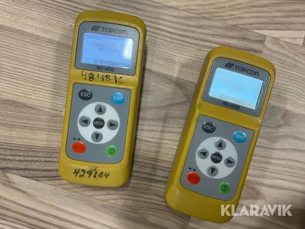 Fjärrkontroll Topcon RC-400 2st