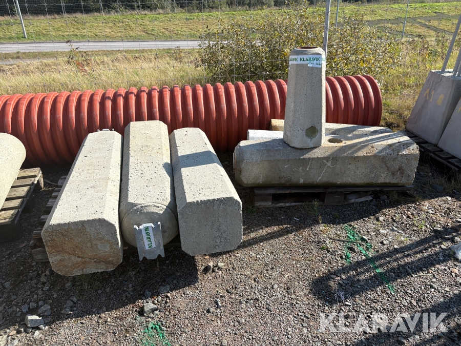 Betongfundament 7 st