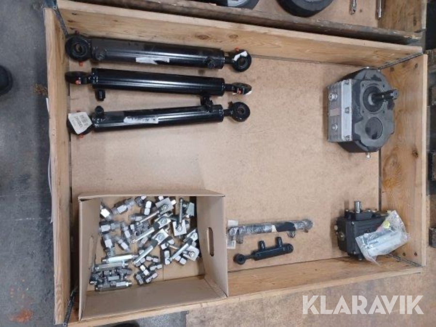 Parti med diverse cylindrar