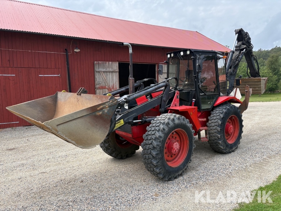 Traktorgrävare Huddig 760 Tiltrotator S45 & 4st redskap