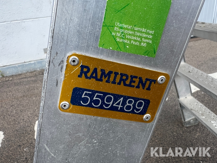 Arbetsbock Zarges Z500 4 steg 0,9 m