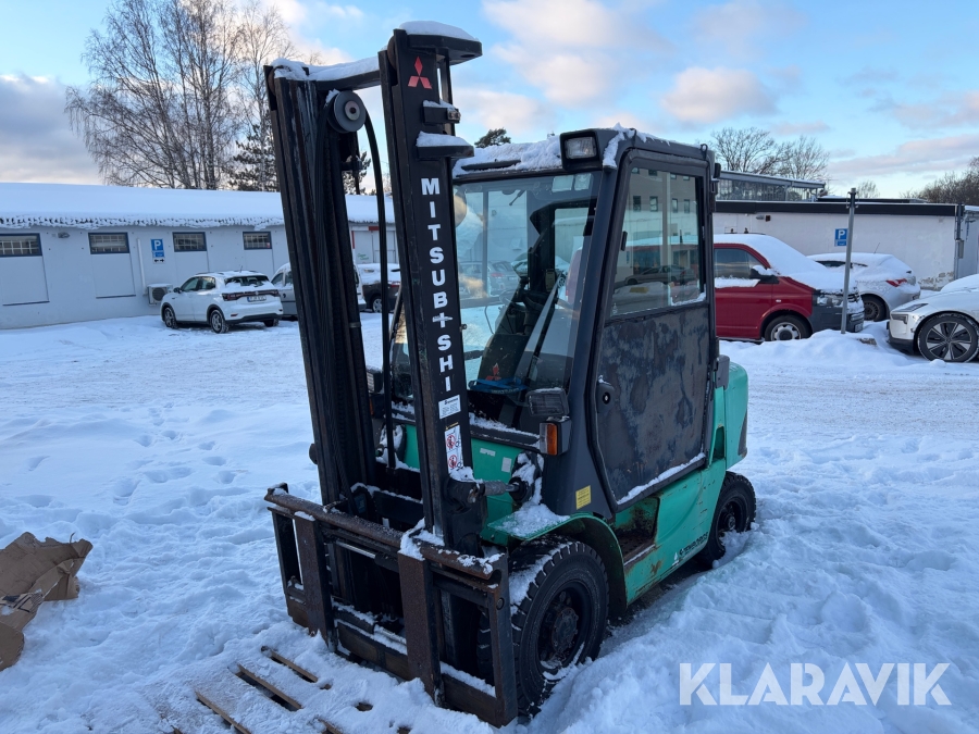 Gaffeltruck Mitsubishi FD25K 2,5 tons