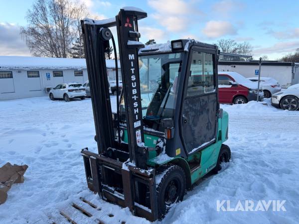 Gaffeltruck Mitsubishi FD25K 2,5 tons