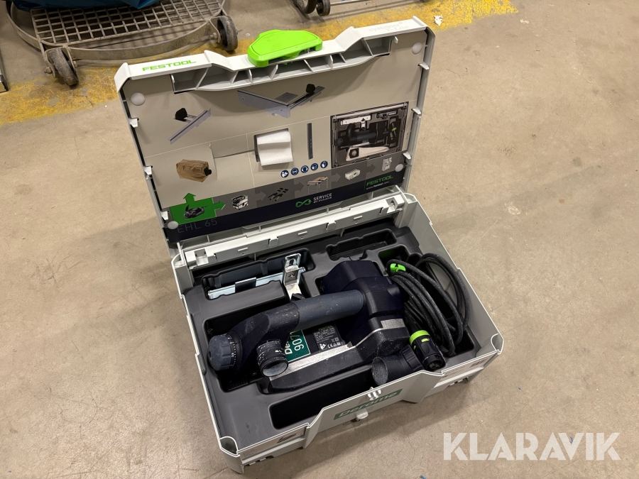 Enhandshyvel Festool EHL 65 EQ-Plus