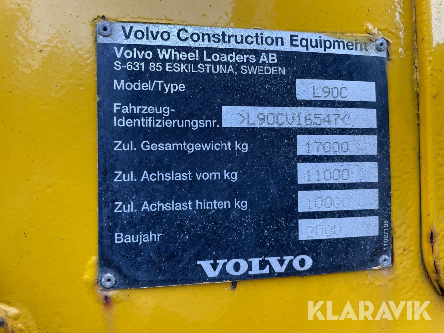 Hjullastare Volvo L90C