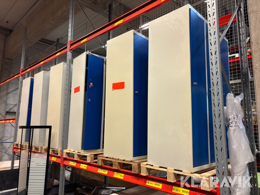 Omklädningsskåp 6st