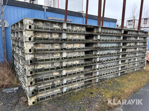 Väggfletch / transportställ 9 st