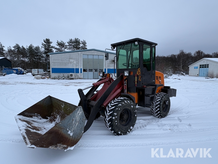Hjullastare Weili ZL10A med redskap