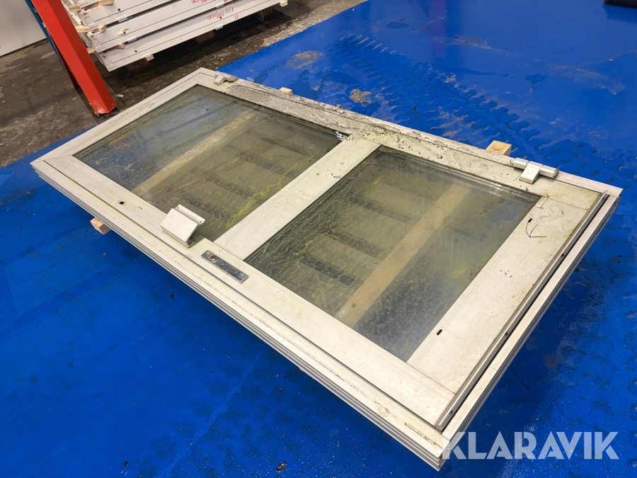 Lättmetall entrédörr Glas Lindberg