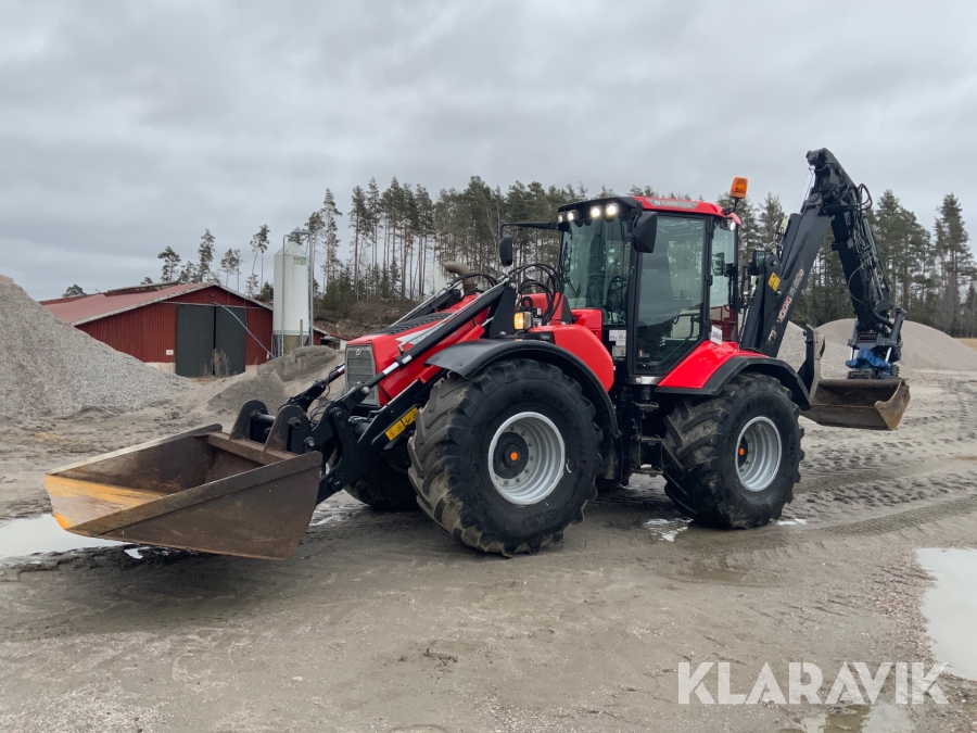 Grävlastare Huddig 1260D med tiltrotator och skopor