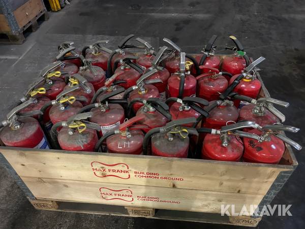 Brandsläckare ca 30 st