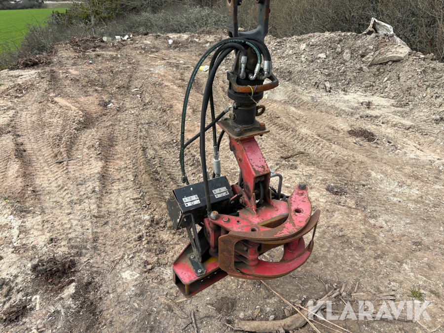 Gripsåg Sveagripen KS16 till kran med fjärrstyrning & rotator