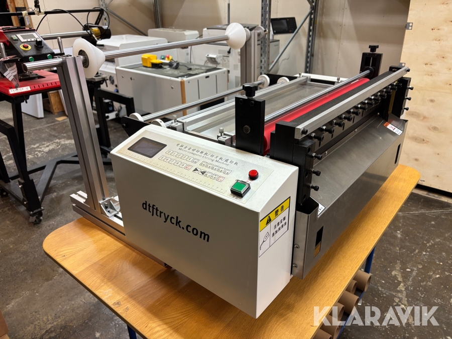 Skärmaskin för DTF rullar