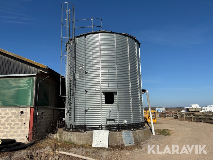 Spannmålssilo med kalluftstork Prive 100ton
