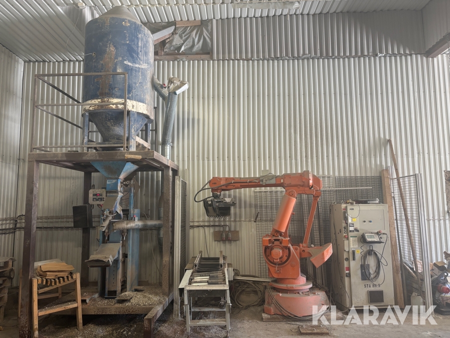 Plockrobot med säckanläggning ABB