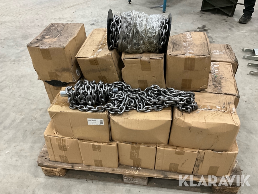 Kätting 10 m 10mm 29st lådor