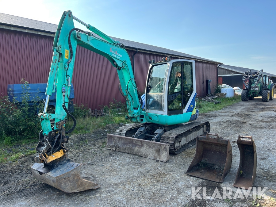 Grävmaskin IHI 65VX med rotator & 3 skopor