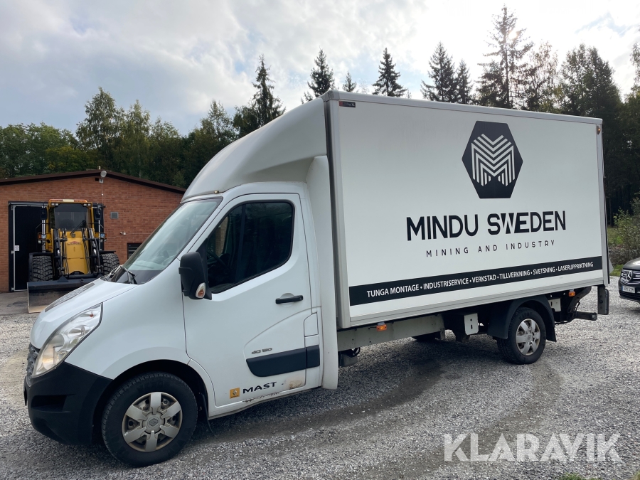Skåpbil Renault Master med bakgavellyft