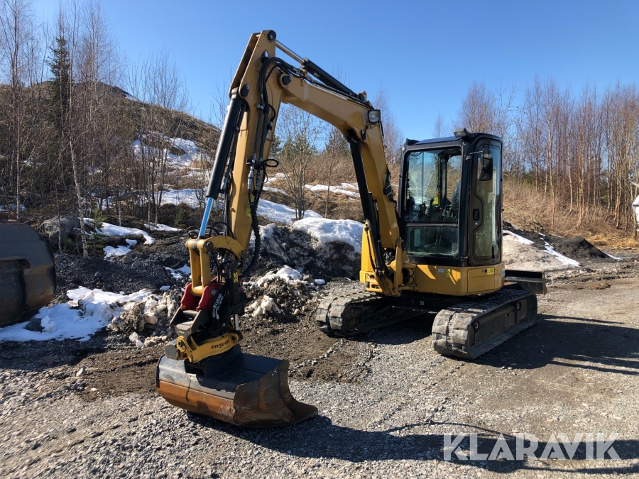Grävmaskin Cat 305E CR med redskap