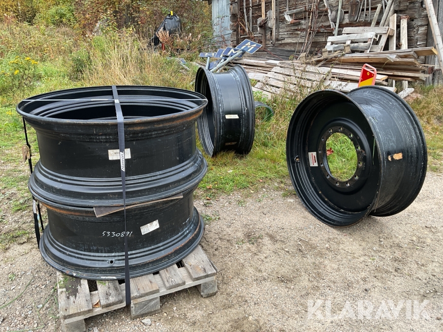 Fälgar passande Huddig NDI 4st 38tum