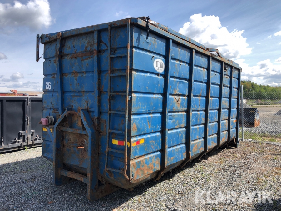 Lastväxlarcontainer 35m3 2st